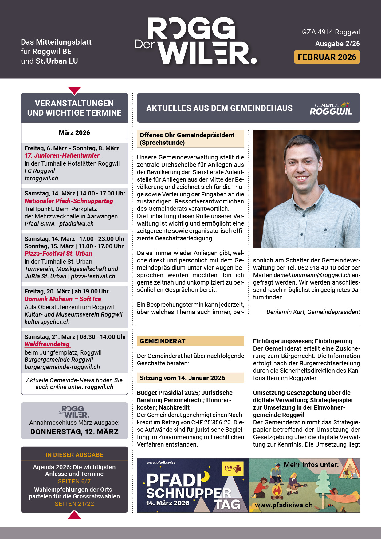 Der ROGGWILER Ausgabe 6 Juni 2024 Cover