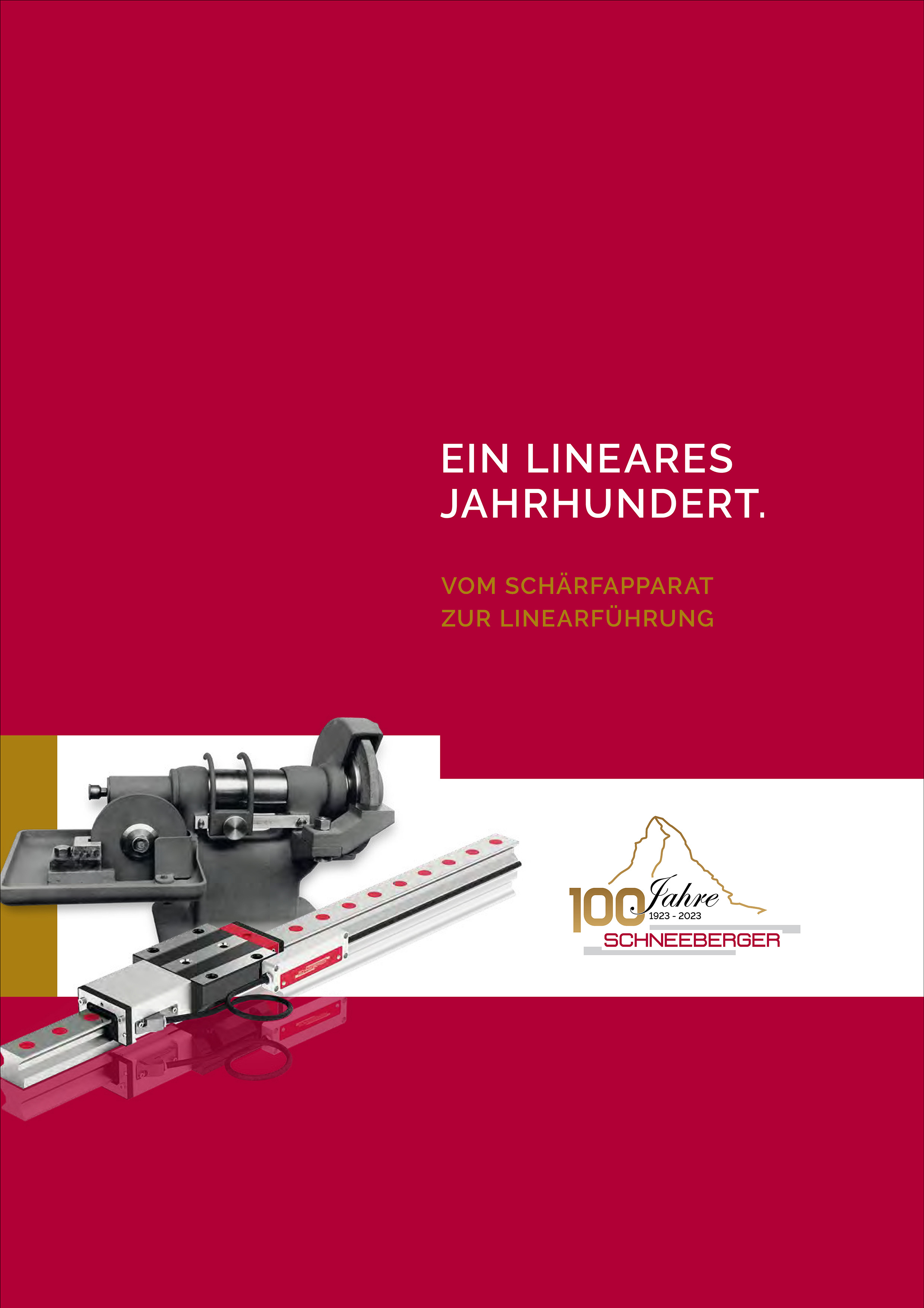 SCHNEEBERGER Jubilaeumsbuch 100Jahre Cover DE